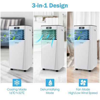 9000 BTU Portable Air Conditioner with 24H Timer