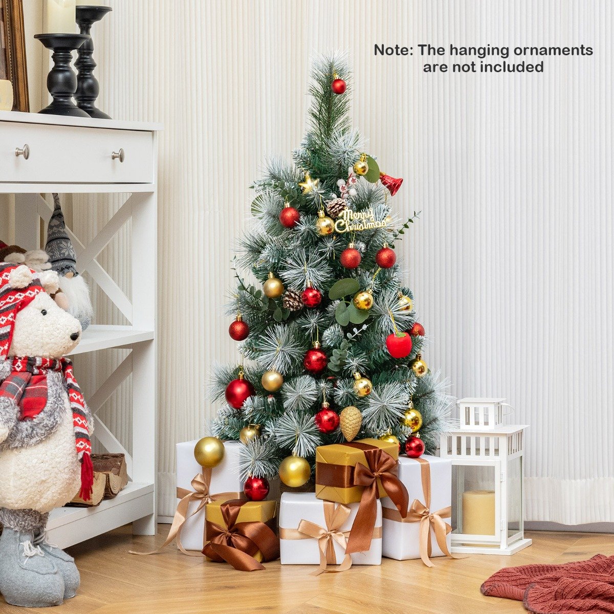 90CM Artificial Xmas Tree with 98 Branch Tips and Pine Needles