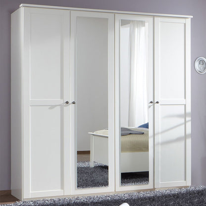 CONWAY 4 Door Wardrobe White 180cm