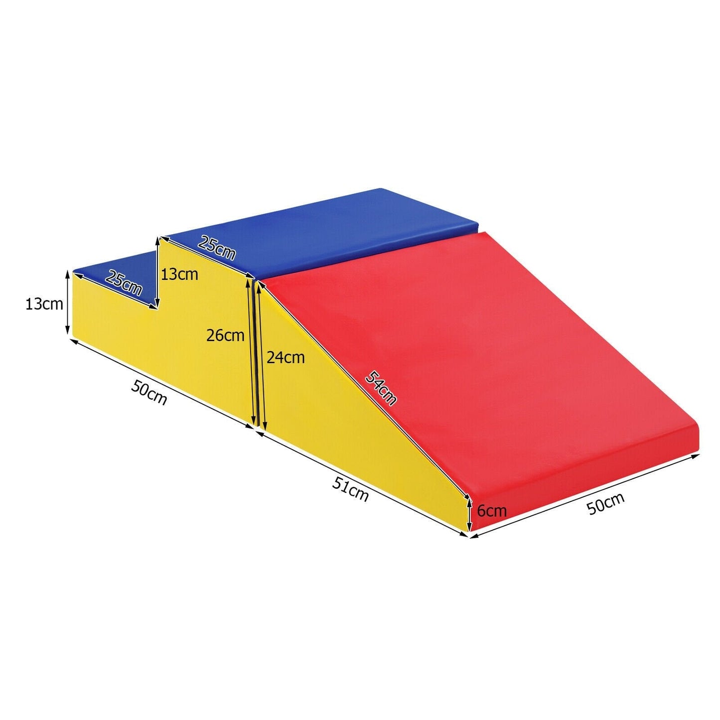 Toddler Climb and Crawl Foam Play Set-Blue