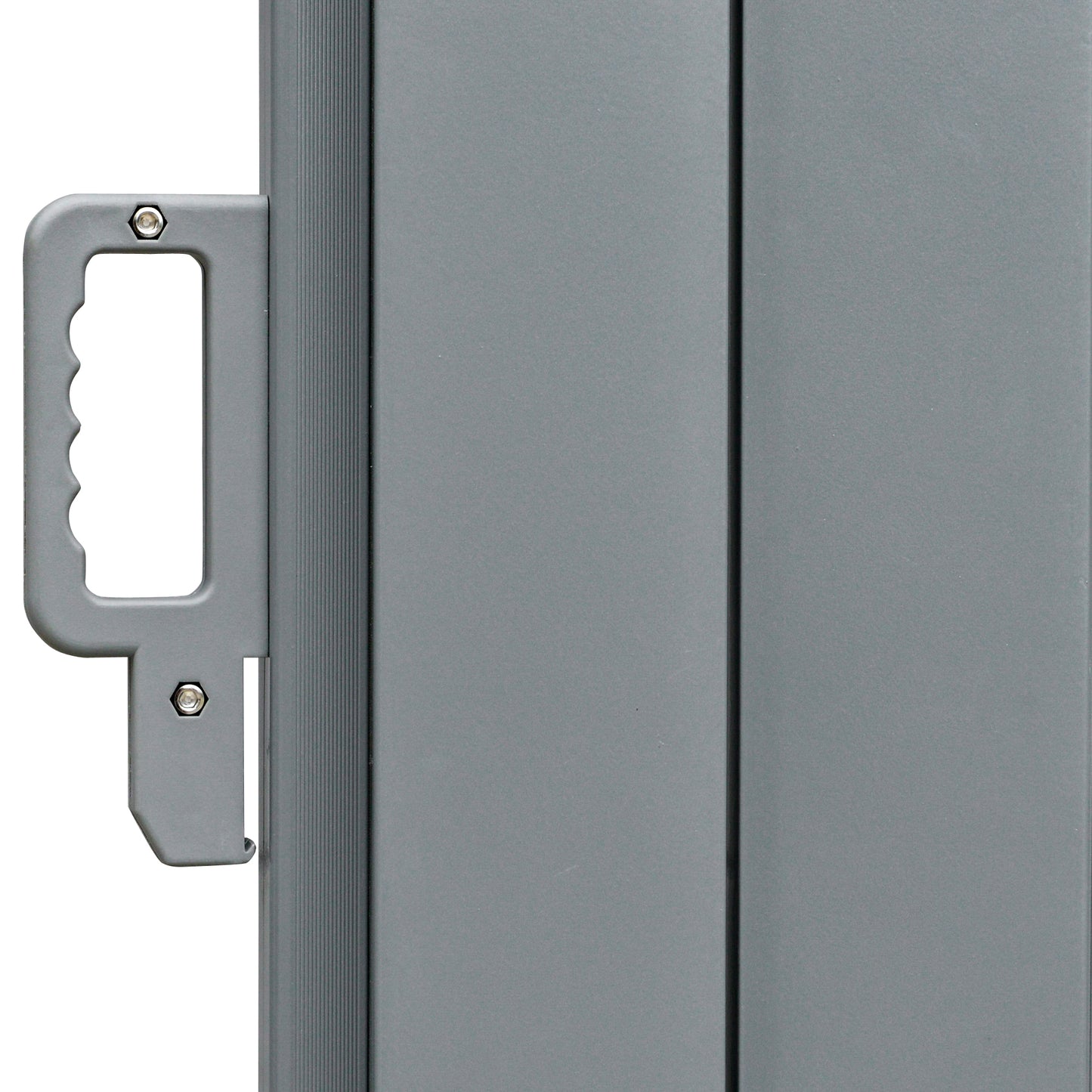 Outsunny 6 x 2m Rozwijana markiza przeciwsłoneczna Ekran ogrodzenia Taras Ogród Ściana Balkon Panel osłonowy Zewnętrzna roleta Prywatność Przegroda √¢‚Ç¨‚Äú Szary