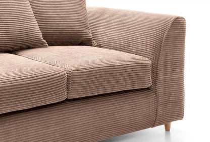 Jill Jumbo 2 Seater Sofa - Brown