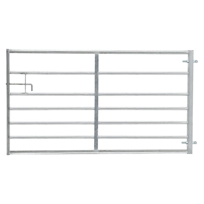 4-12FT Durable Galvanized Metal Field Gate