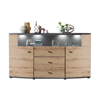 Dera 85 Display Sideboard Cabinet 160cm