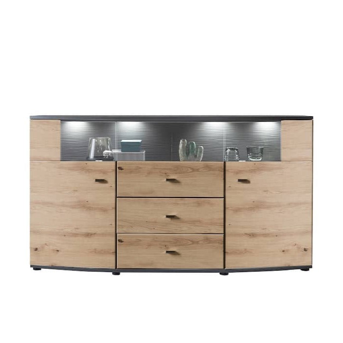 Dera 85 Display Sideboard Cabinet 160cm