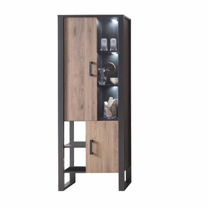 Nordi 12 Tall Display Cabinet 75cm