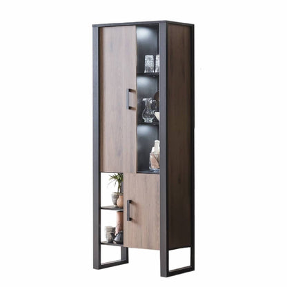 Nordi 12 Tall Display Cabinet 75cm