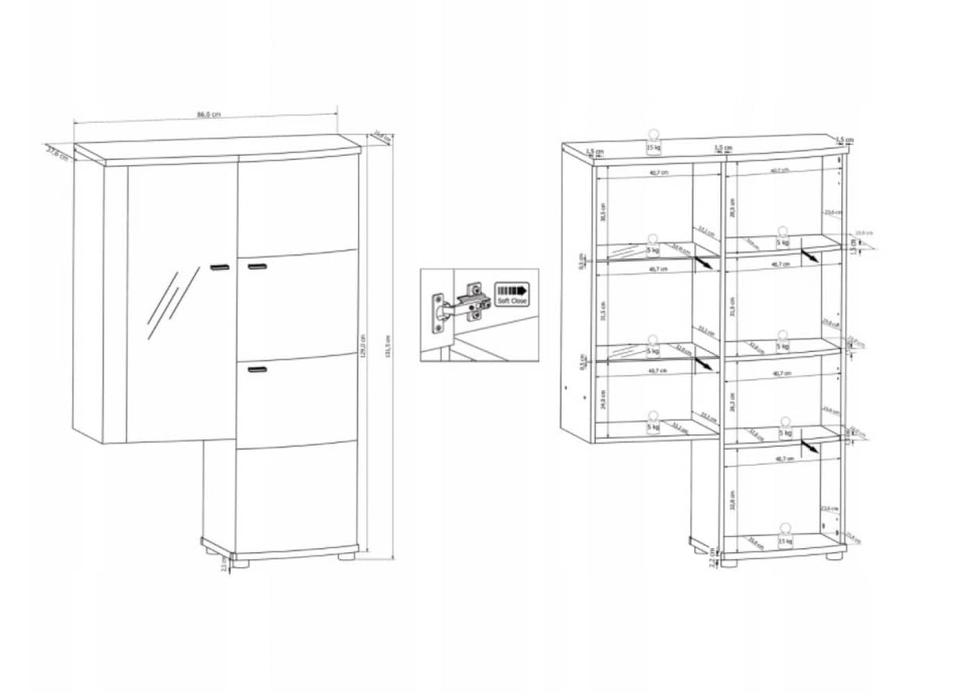 Polo 33 Display Cabinet