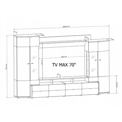 Trendy 01 Wall Entertainment Unit