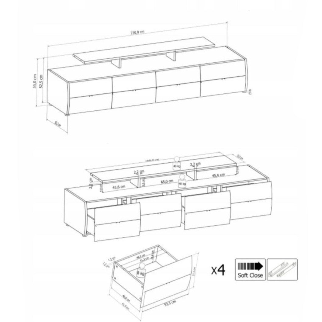 Trendy 01 Wall Entertainment Unit