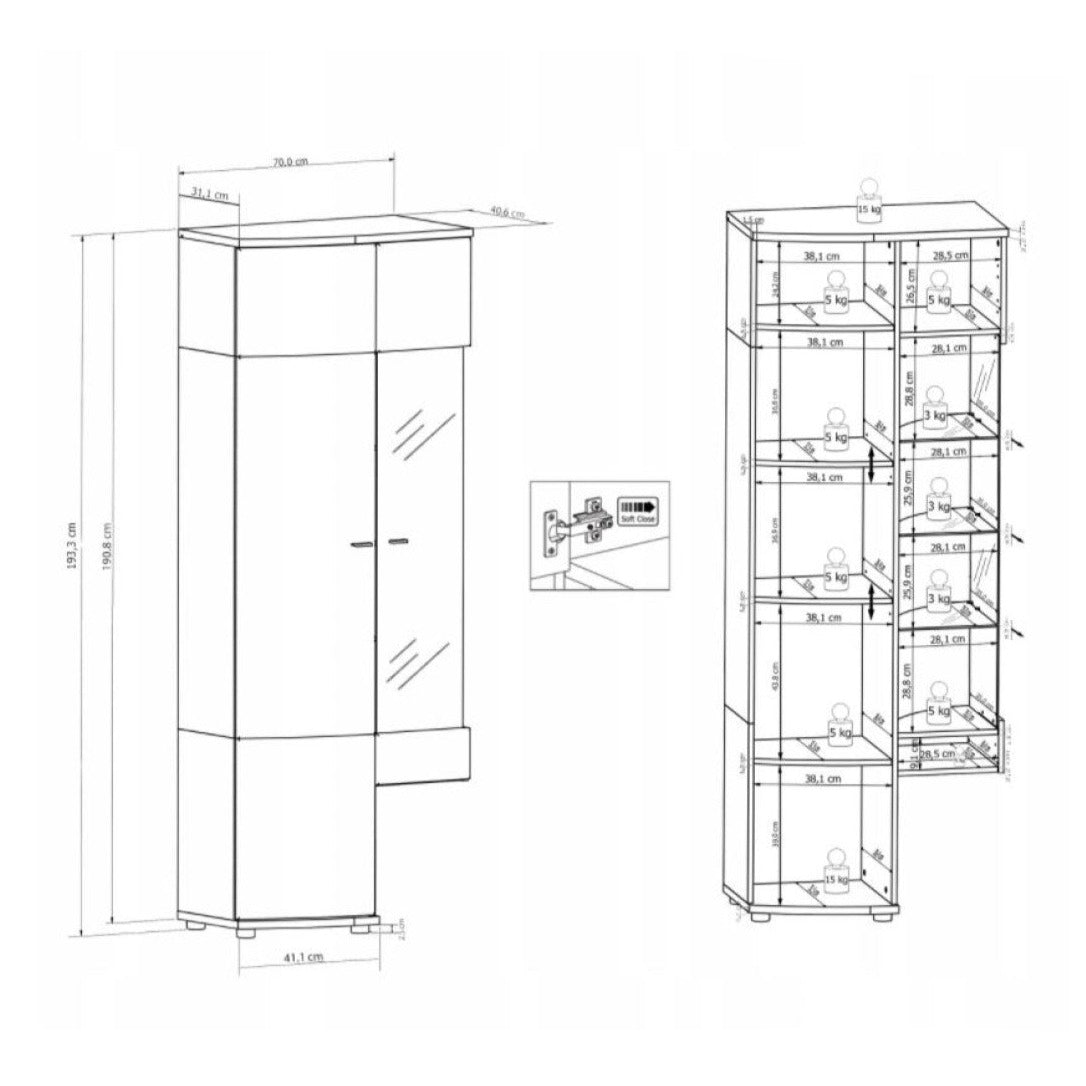 Trendy 01 Wall Entertainment Unit