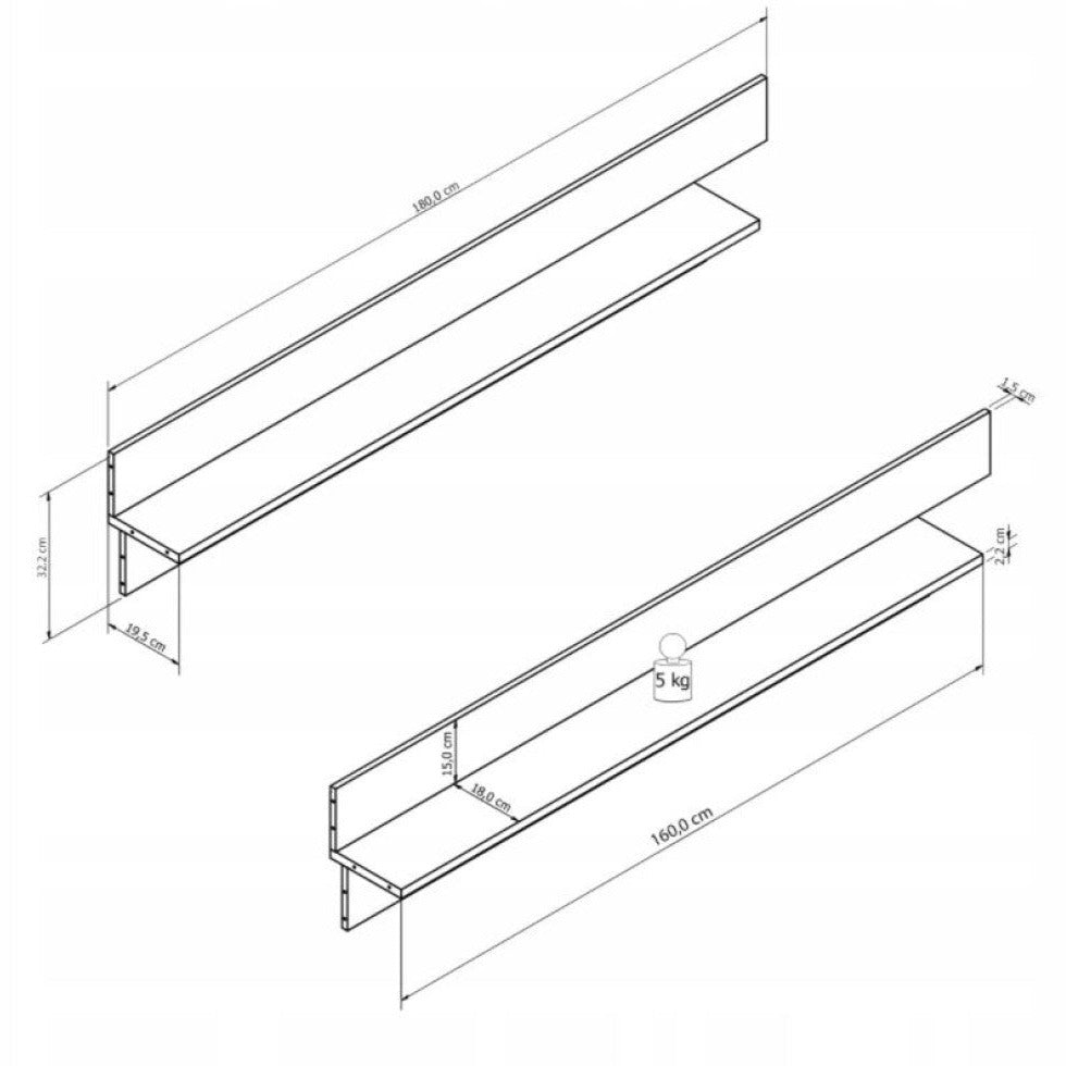 Trendy 01 Wall Entertainment Unit