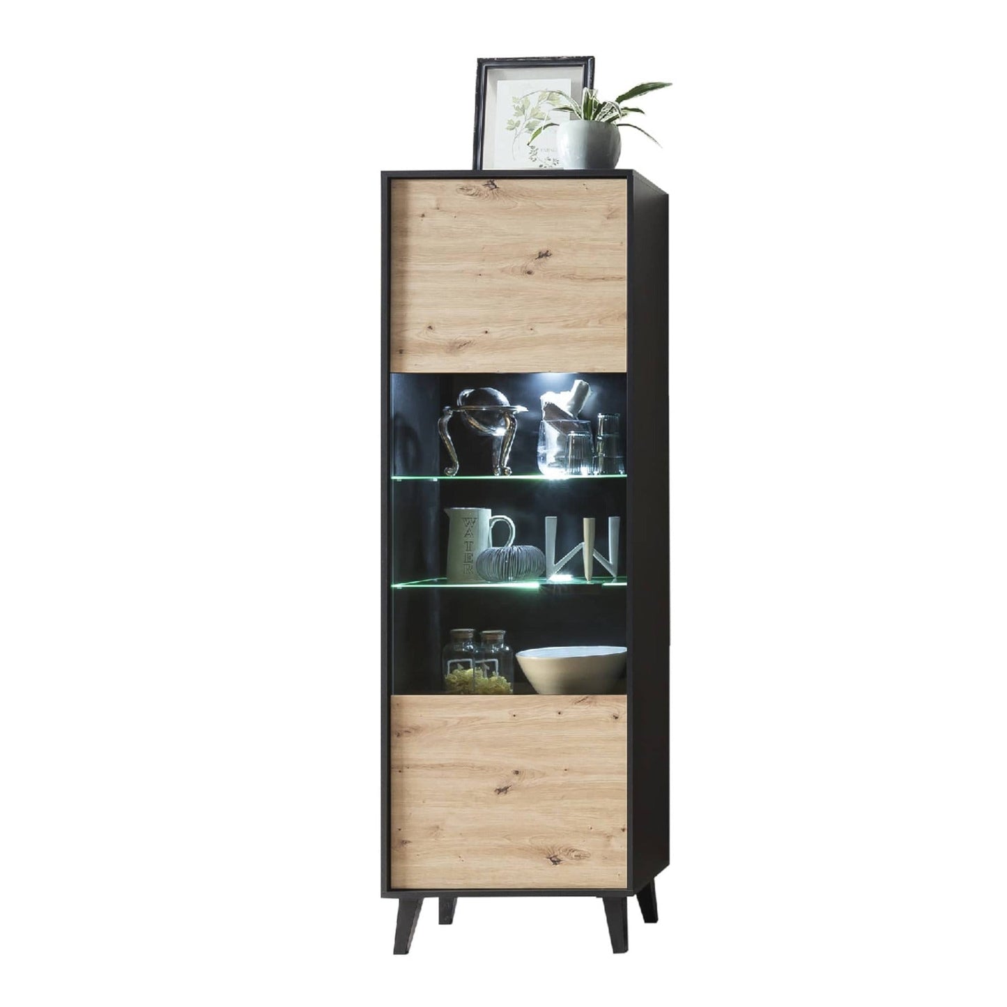 Artona 10 Tall Display Cabinet 65cm