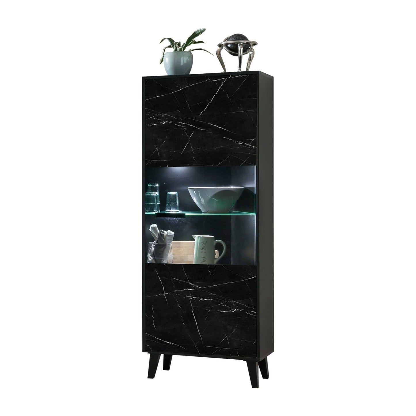 Fina 31 Tall Display Cabinet 65cm