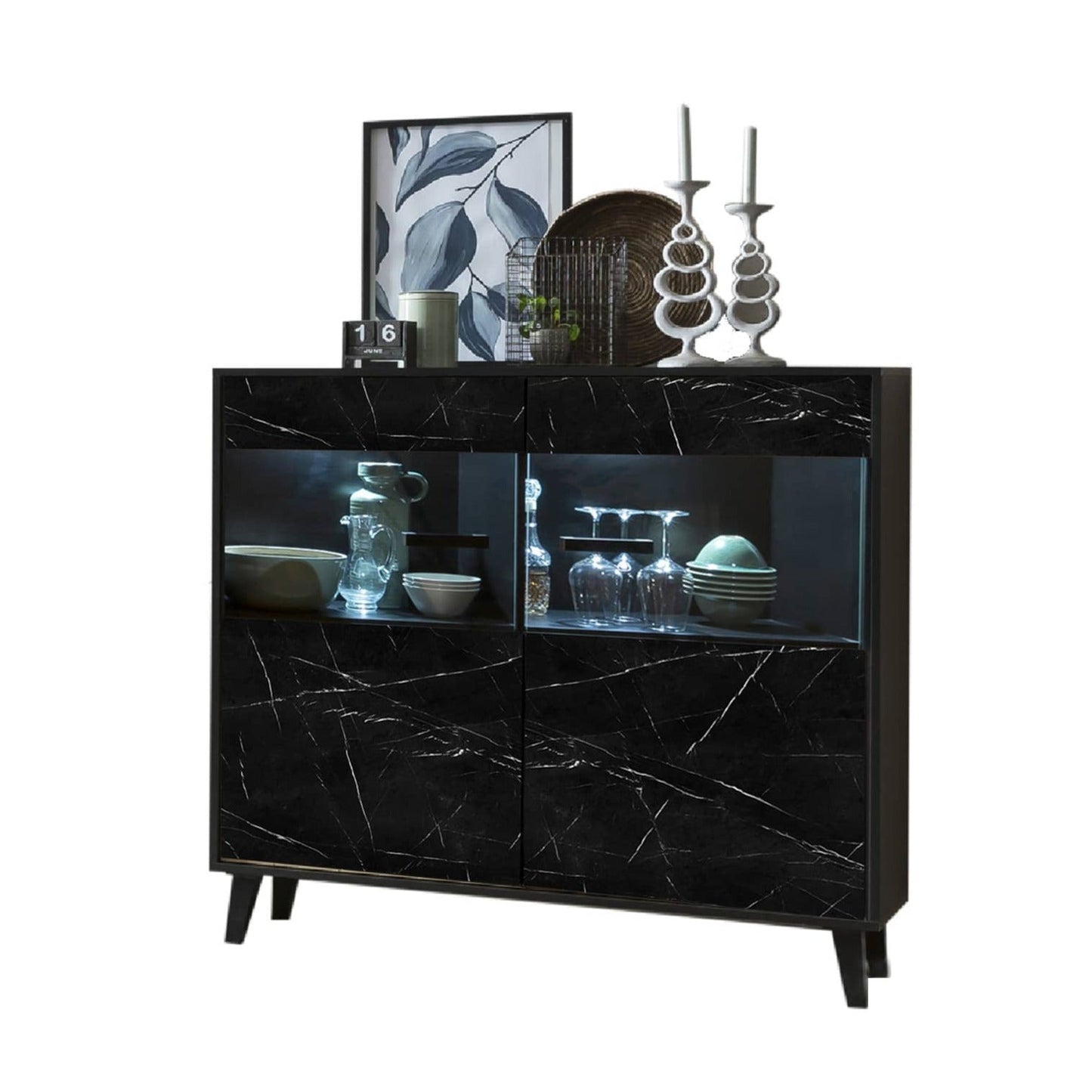 Fina 81 Display Cabinet 126cm