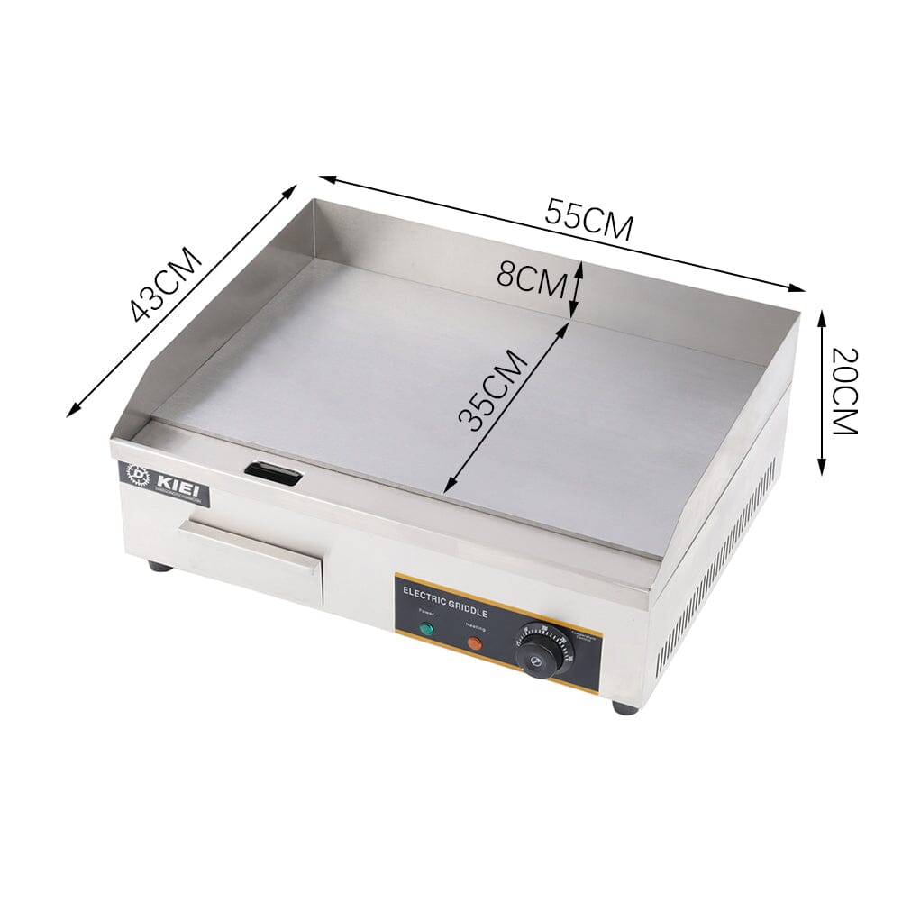 73cm W Stainless Steel Electric Griddle Need to Connect Air Circuit-Breaker