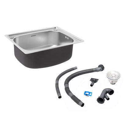 Stainless Steel Kitchen Sink Single Bowl Catering Sink