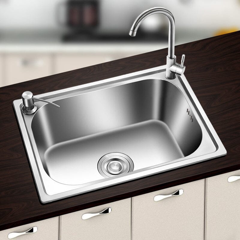 Stainless Steel Kitchen Sink Single Bowl Catering Sink