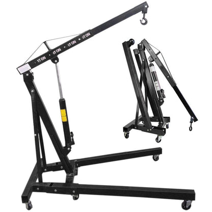 Mobile Folding Hydraulic Engine Crane 2200lb