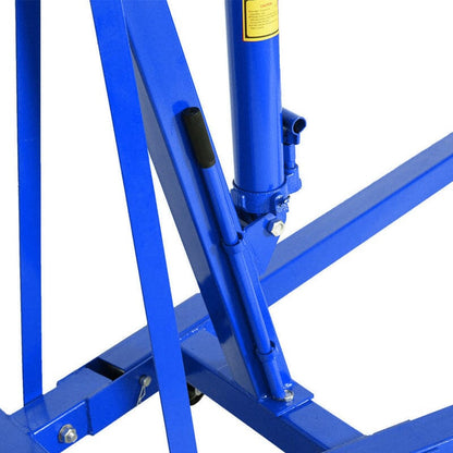 Portable Hydraulic Engine Crane 2 Ton 4400lb Folding Hoist with Hooks