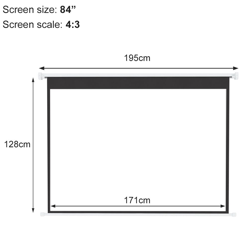 Wall Mount Electric Projector Screen for Home Theater Movie