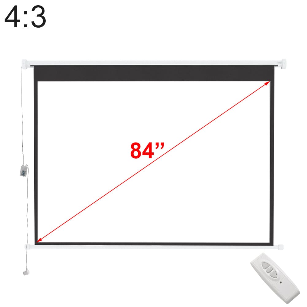 Wall Mount Electric Projector Screen for Home Theater Movie