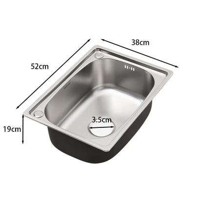 Stainless Steel Kitchen Sink Single Bowl Catering