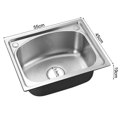 Stainless Steel Kitchen Sink Single Bowl Catering