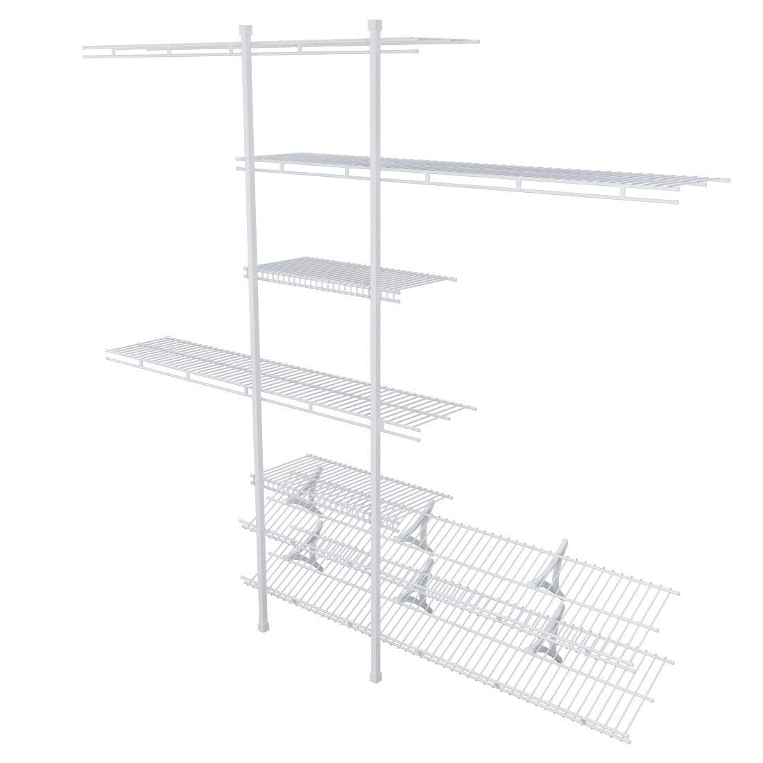 Versatile DIY Closet Set – Durable Steel and Iron Hanging System