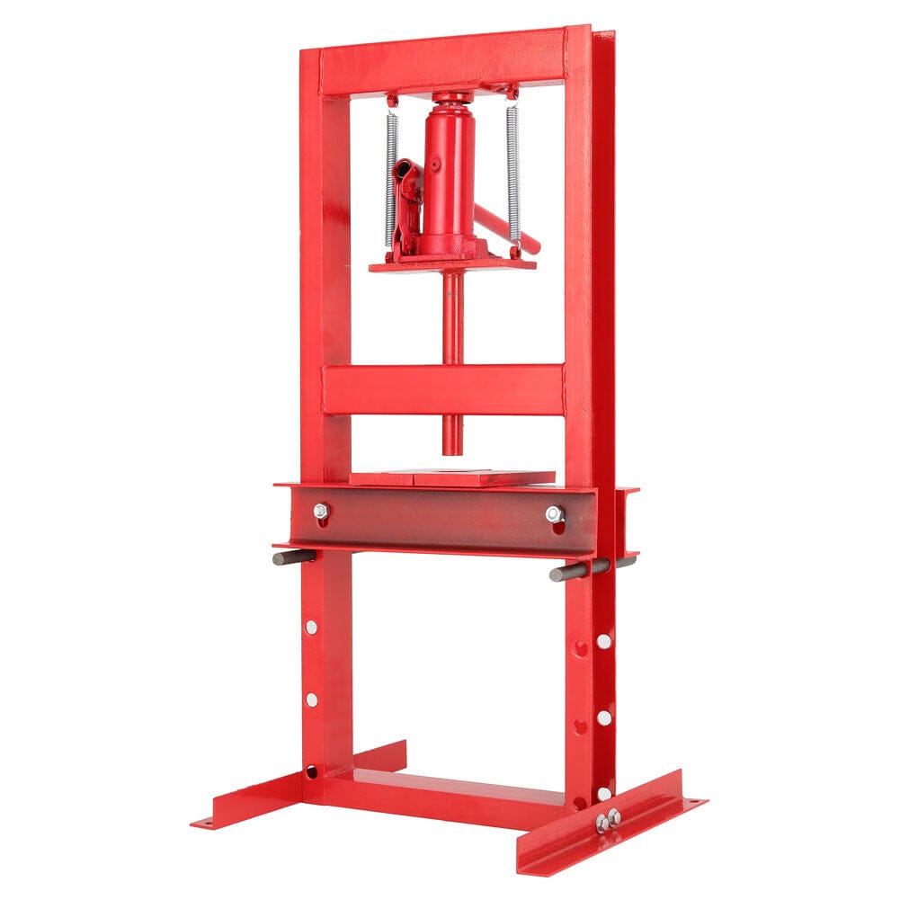6 Ton Hydraulic H-Frame Shop Press Adjustable Working Table