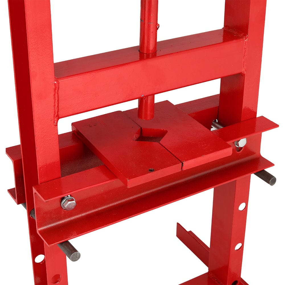 6 Ton Hydraulic H-Frame Shop Press Adjustable Working Table