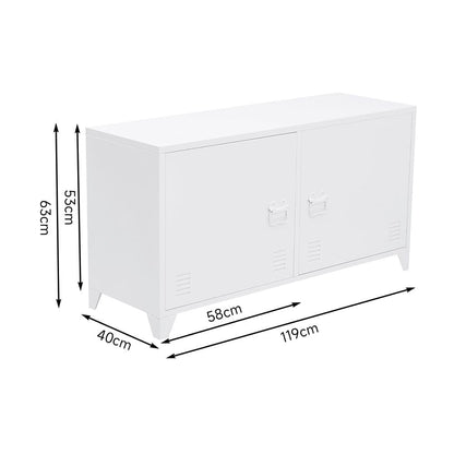 Metal File Cabinet with Shelves for Home and Office