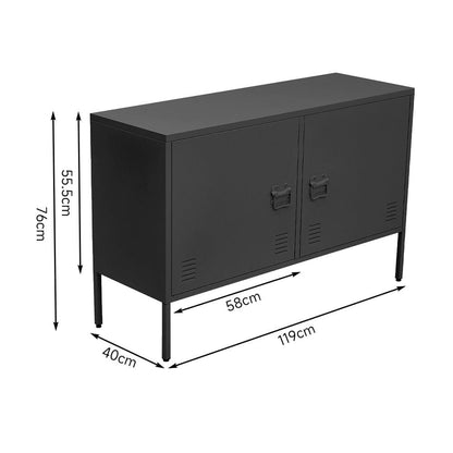 Metal File Cabinet with Shelves for Home and Office