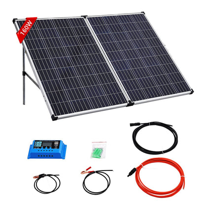 Output 100W to 200W Portable Folding Solar Panel Kit