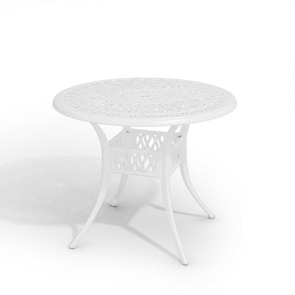 Garden Bistro Table Round Hollow Table with Parasol Hole