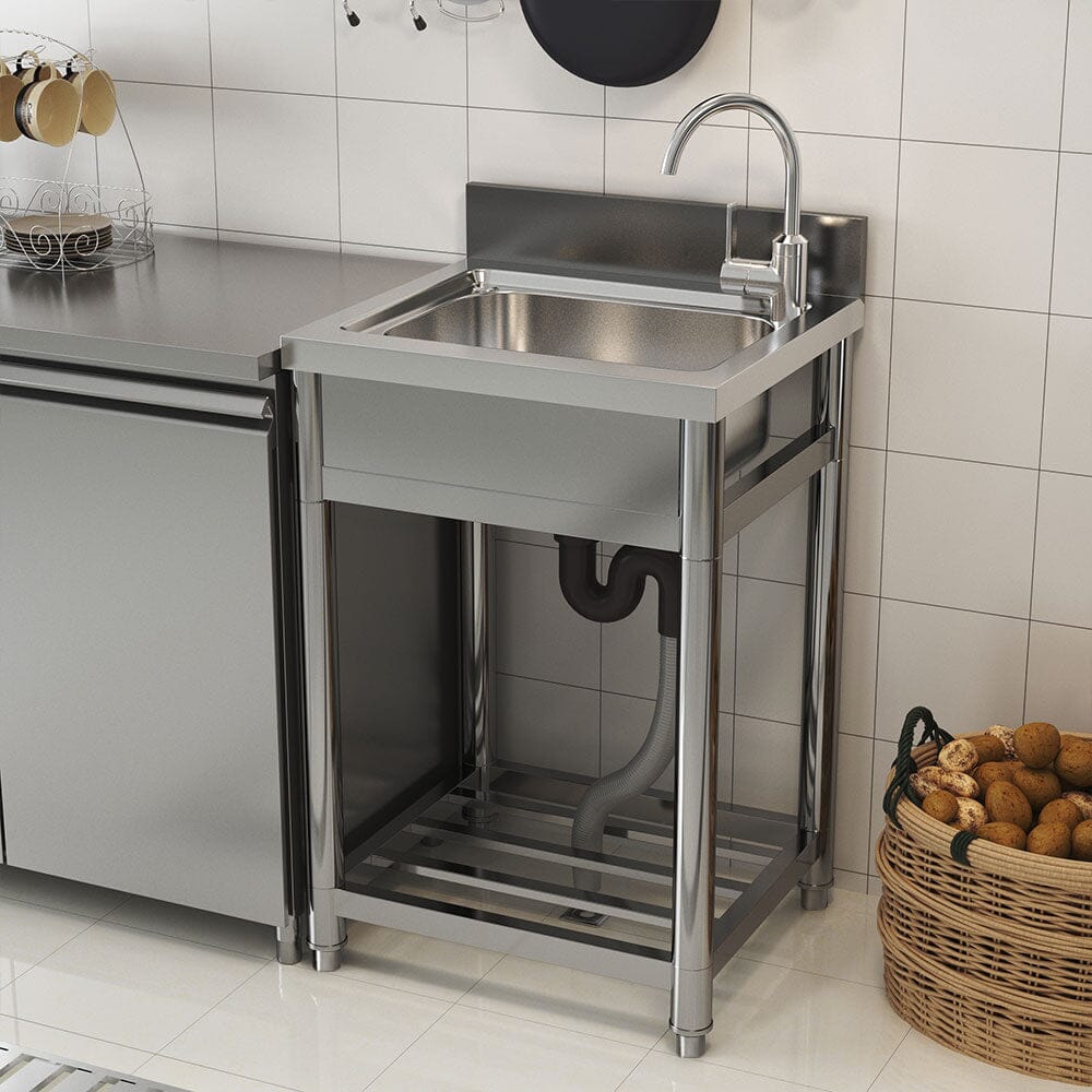 Stainless Steel One Compartment Commercial Sink