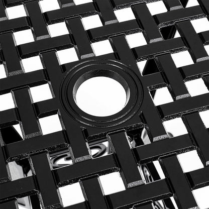 Black Cast Aluminium Square Outdoor Dining Table