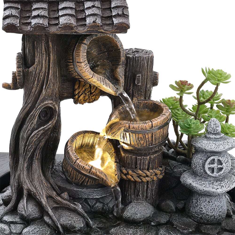 Tabletop Fountain Relaxation Water Feature for Home Decor Perfect for Relaxation Meditation