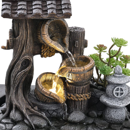 Tabletop Fountain Relaxation Water Feature for Home Decor Perfect for Relaxation Meditation