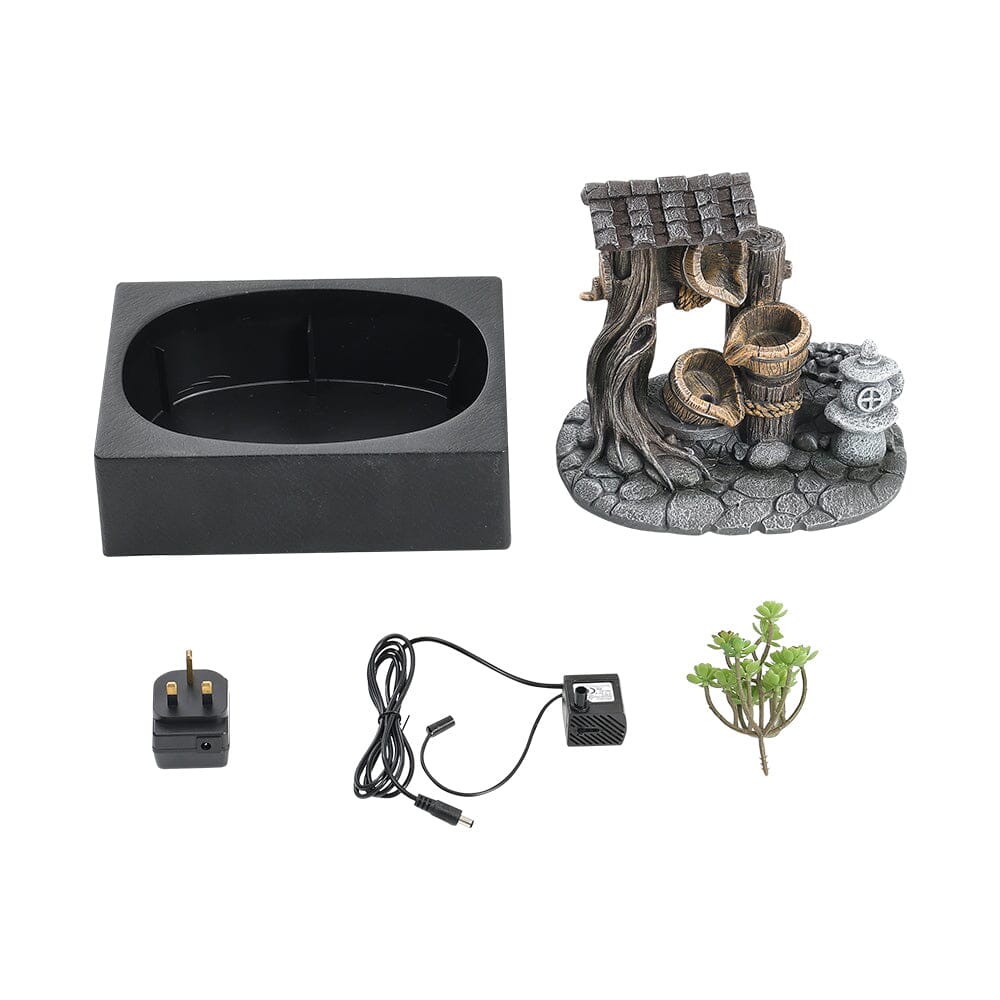 Tabletop Fountain Relaxation Water Feature for Home Decor Perfect for Relaxation Meditation