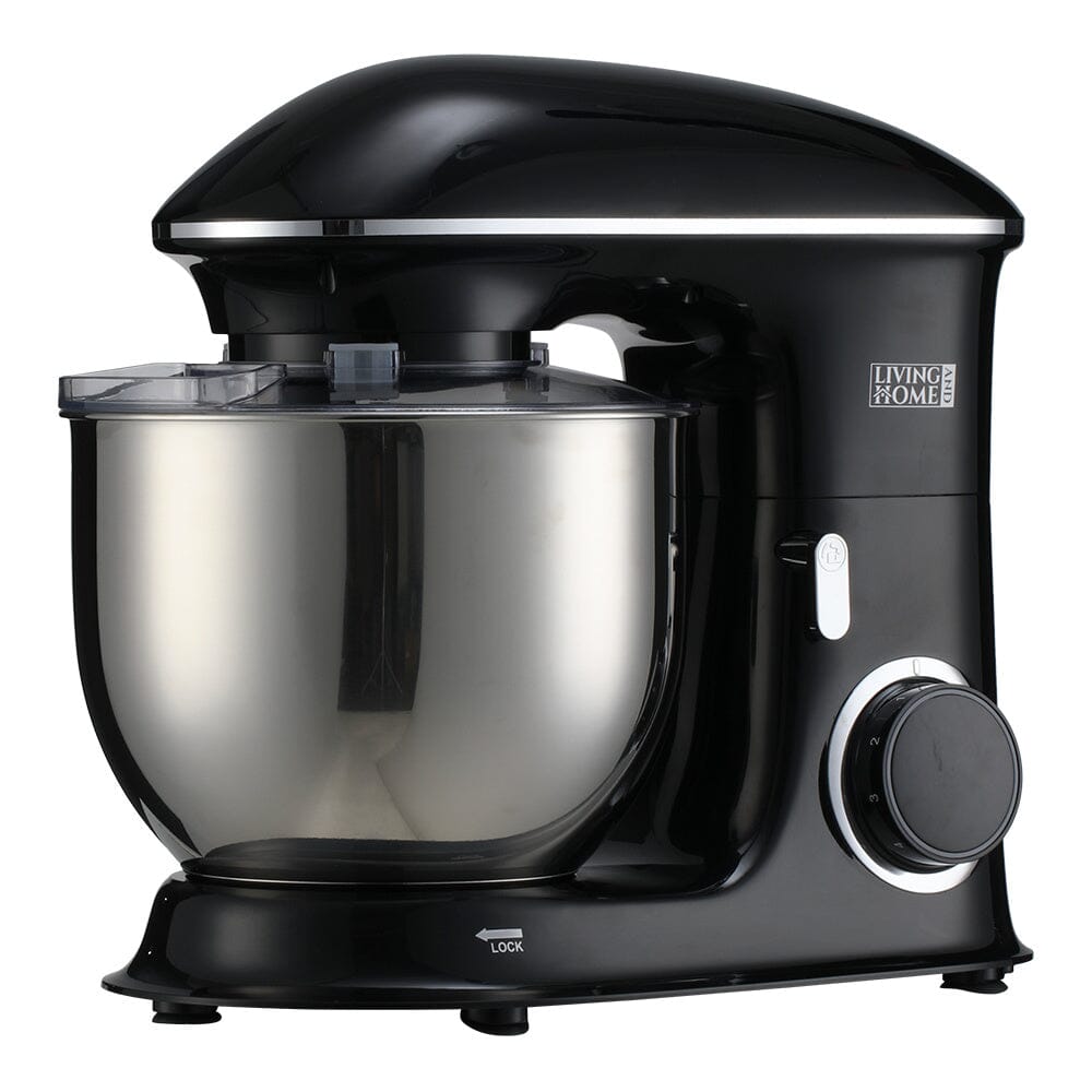 7-Quart Black Household Stand Mixer