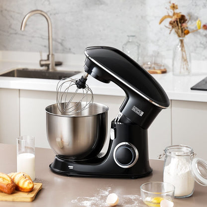 7-Quart Black Household Stand Mixer