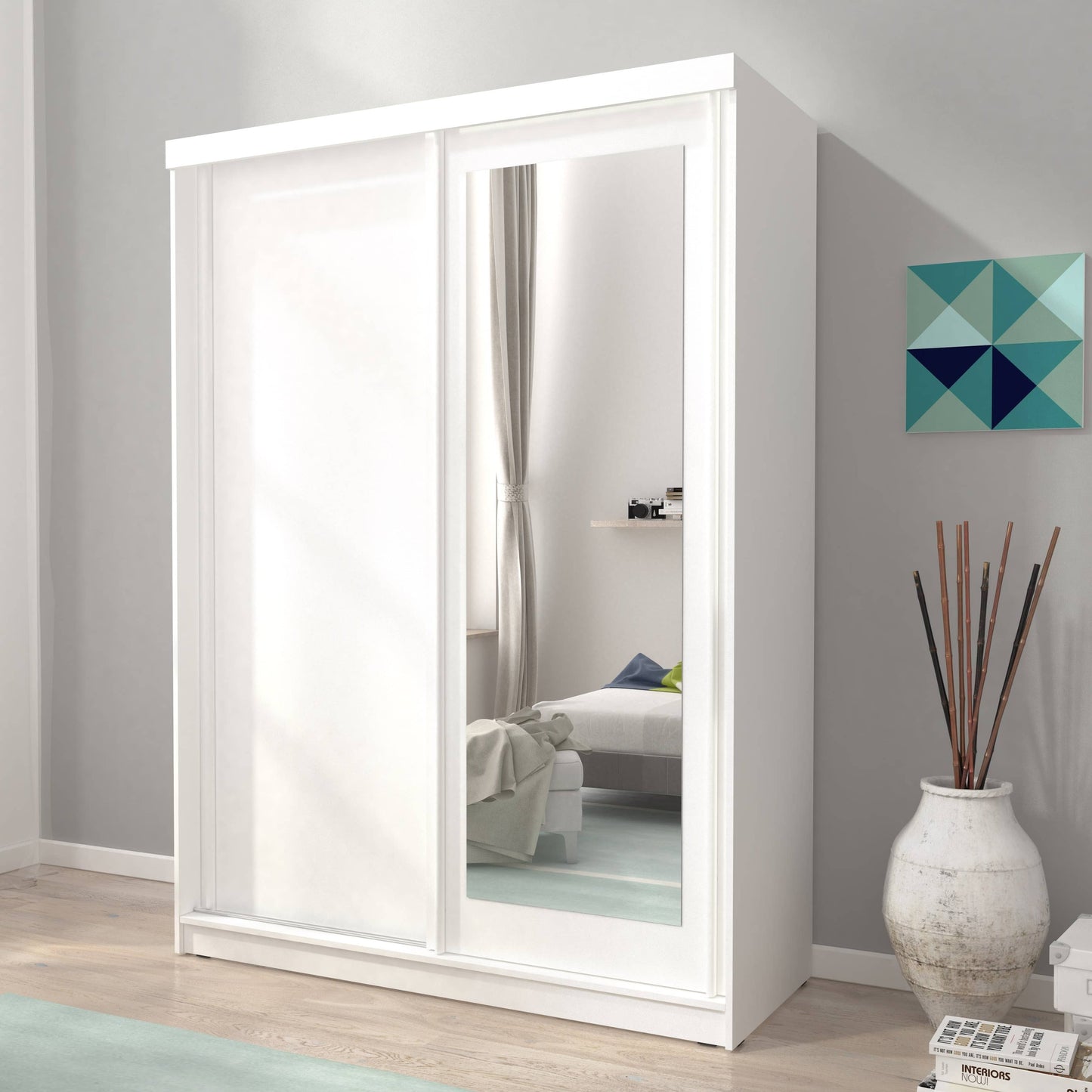 Alaska Sliding Door Wardrobe 150cm