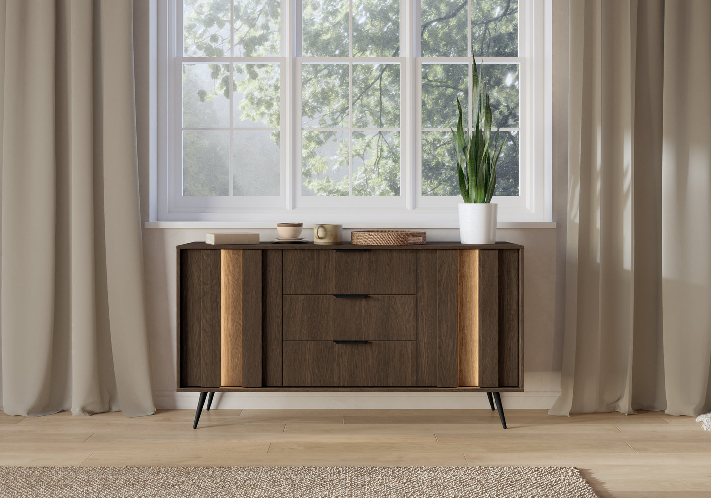 Sideboard 2D3S AMARO Oak Dunin