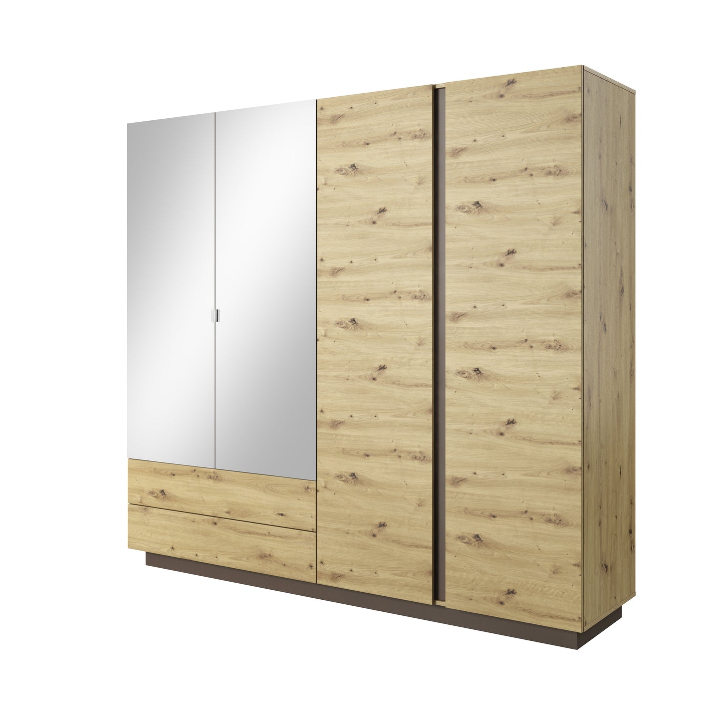 Wardrobe ARCO 220 Oak Artisan / Grey