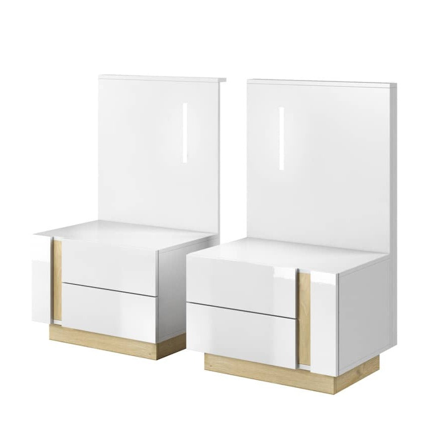 Arco Bedside Cabinets 60cm [Set Of Two]