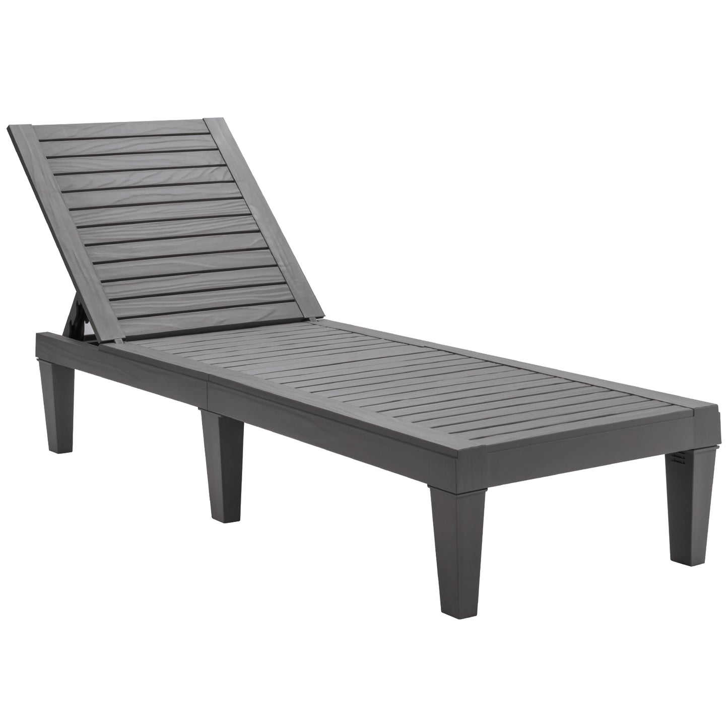 Adjustable Recliner Lounger Beach-Grey