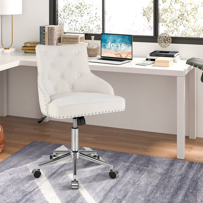 Adjustable 360¬∞ Swivel Accent Armchair-Beige