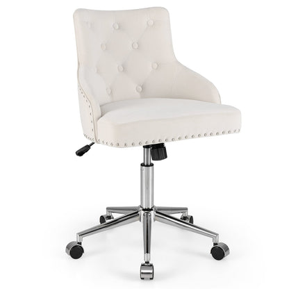 Adjustable 360¬∞ Swivel Accent Armchair-Beige