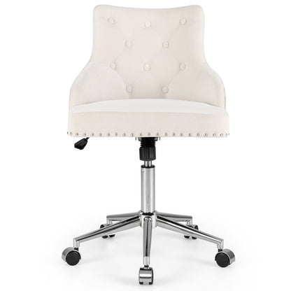 Adjustable 360¬∞ Swivel Accent Armchair-Beige